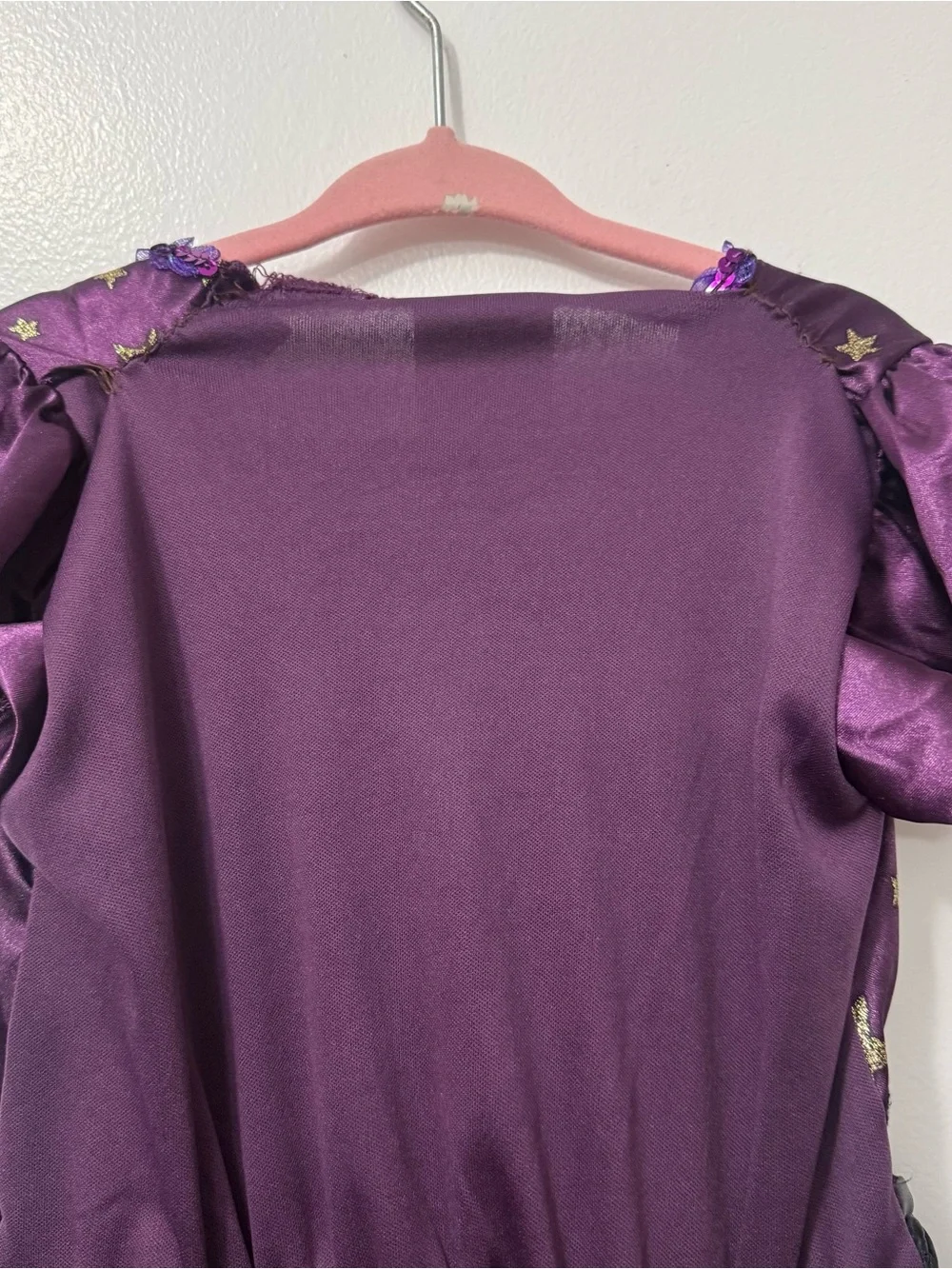 Wonder Nation Purple Haunted Castle Halloween Costume Dress Girls Size S (6X)